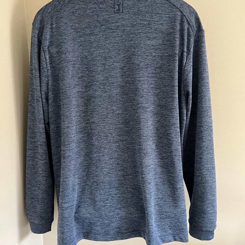Men’s PGA Tour Blue long Sleeve Polo Shirt Sz: XL MSRP: $70 - Picture 5 of 8
